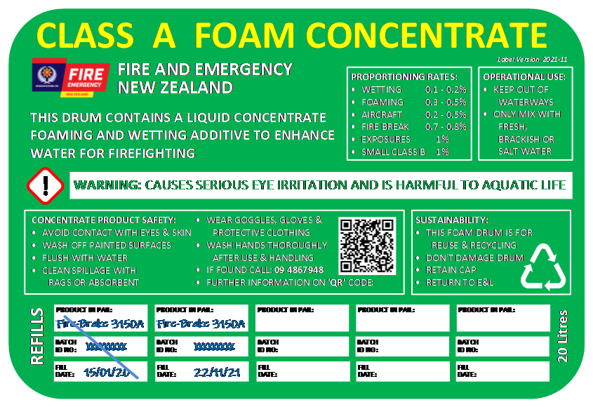 Class A Foam Concentrate