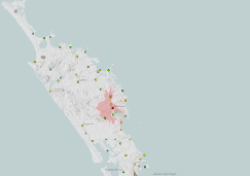 Te Hiku map