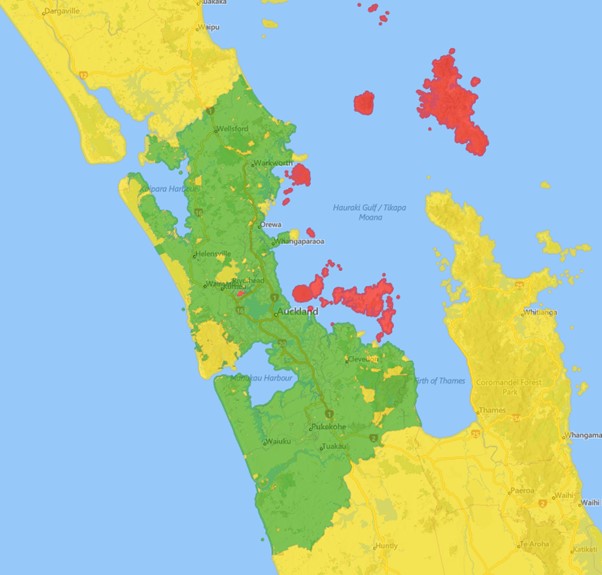Outdoor fires restricted in Tāmaki Makaurau Auckland icon