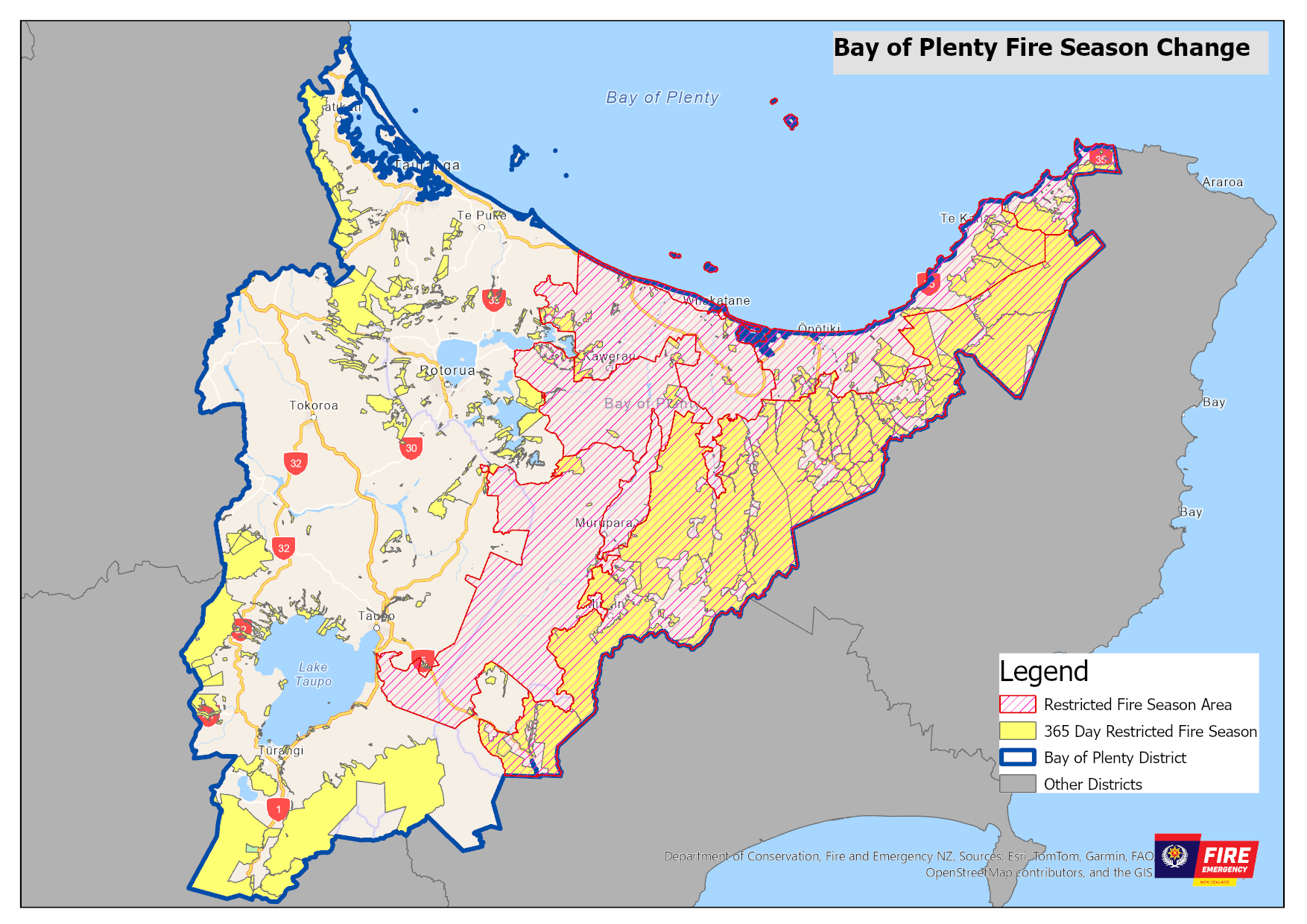 Eastern Bay of Plenty kicks off restricted fire season icon