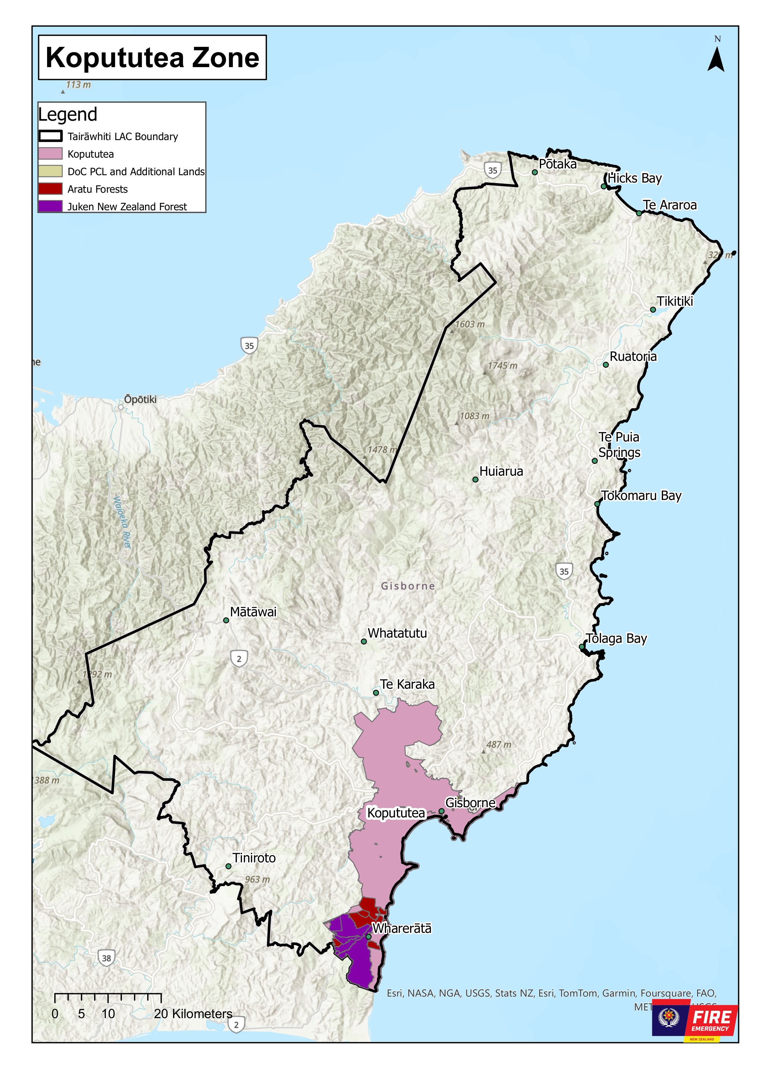 Tairāwhiti’s Kōpūtūtea zone moves into open fire season icon