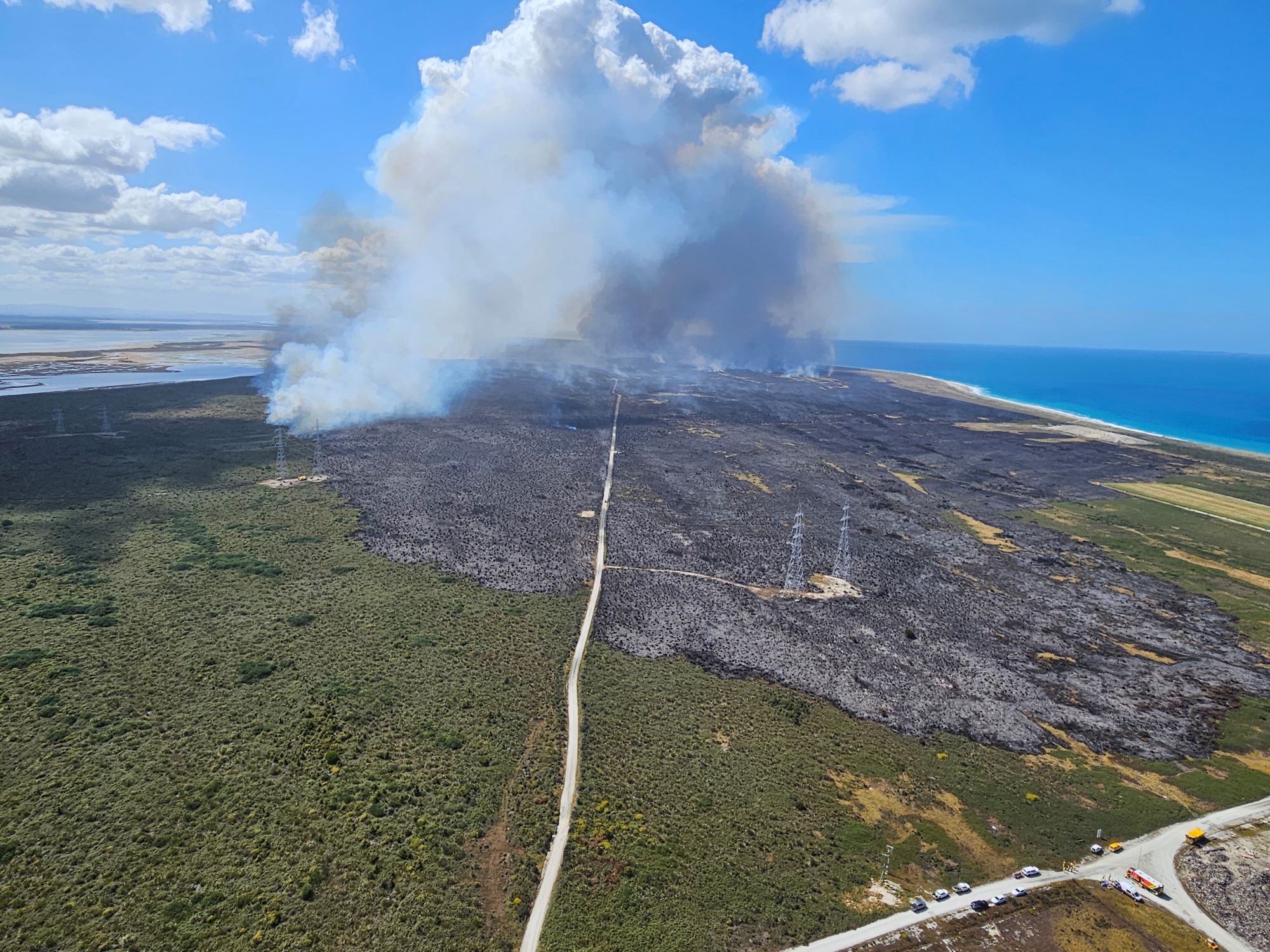 Tiwai Peninsula vegetation fire update icon